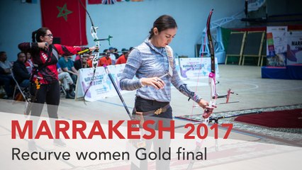 Gabriela Bayardo v Aida Roman [no sound] – recurve women’s gold final | Marrakesh 2017