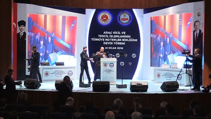 Araç Sicil ve Tescil İşlemlerinin Devir Töreni - Adalet Bakanı Gül (1) - ANKARA