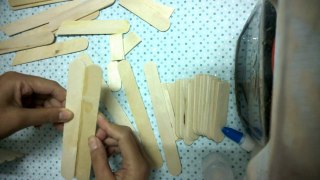 DIY - Popsicle Stick House Craft Tutorial