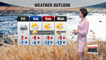 Cold weather expected to return at start of the weekend _ 013118