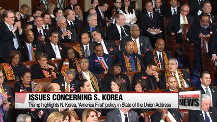 Trump highlights North Korea and America first policy in State of the Union Address