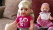 Baby Born Sister Doll: Drinks and Cries Real Tears ! Merry Christmas and Make Babydoll Hairstyles