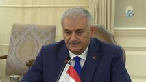 Başbakan Binali Yıldırım, Lübnan Başbakanı Saad Hariri ile Görüşüyor