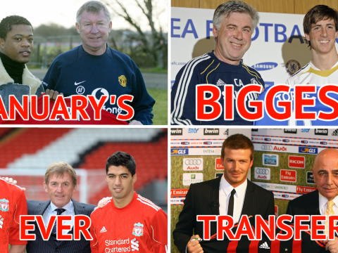 January's biggest ever transfers