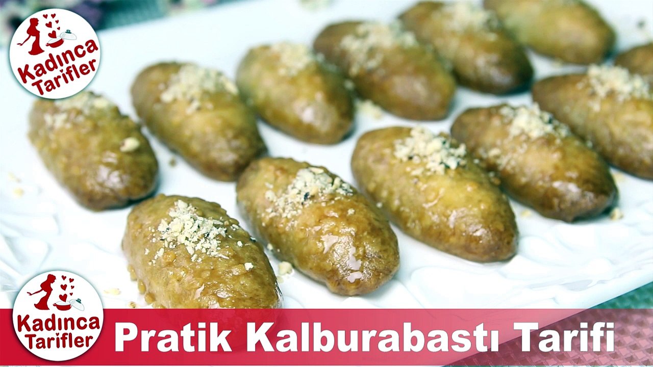 Kalburabastı Nasıl Yapılır | Az Malzemeli Kalburabastı Tarifi | Şerbetli Tatlılar | Kadınca Tarifler