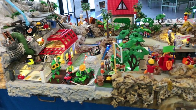 la maquette du cycle de l'eau karstique et domestique