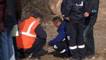 Sürücüsü olduğu kamyonun altında can verdi, eşinin feryatları yürekleri dağladı