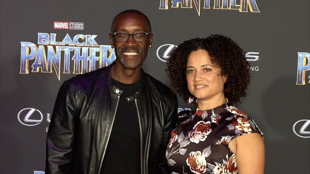 Don Cheadle Black Panther World Premiere Purple Carpet