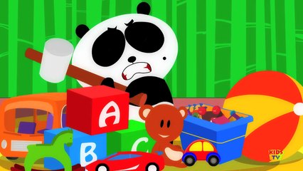 five little pandas -  nursery rhymes kids tv - songs for children - baby videos