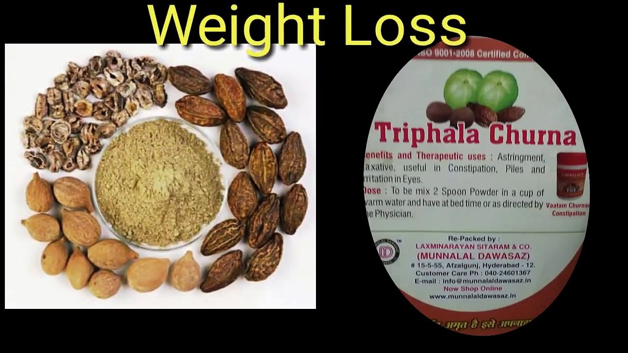 Triphala churan for weight loss part 1 video Dailymotion