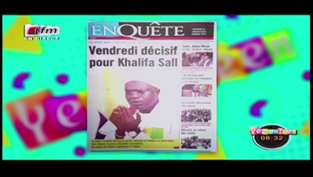 RUBRIQUE REVUE DES TITRES avec MAME BIRAM DIOUF dans Yeewu Leen du 31 Janvier 2018
