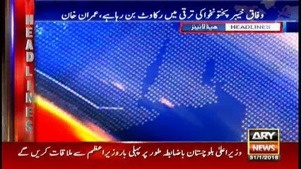 Headlines 1700 31st January 2018