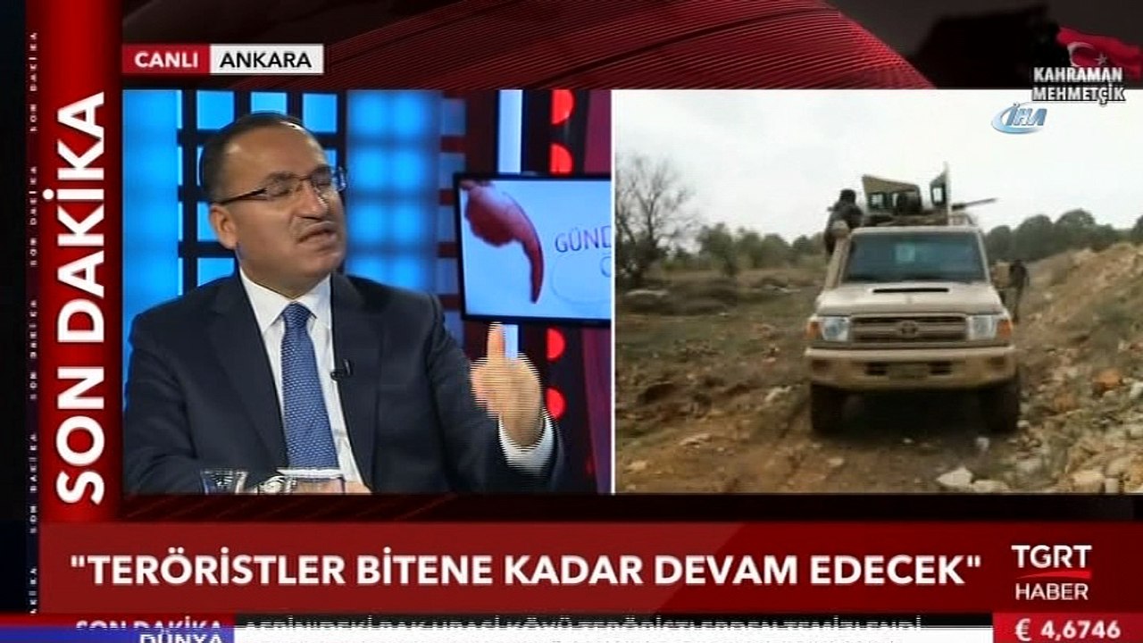 Başbakan Yardımcısı Bozdağ: 'Şuana kadar yapılan harekat çerçevesinde yapılanlar sonucunda 712 terörist etkisiz hale getirildi'