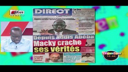 REPLAY - Revue de Presse - Pr : MAMADOU MOUHAMED NDIAYE - 31 Janvier 2018