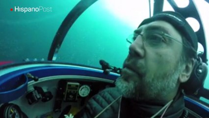 Javier Bardem se sumerge a 270 metros en las aguas de la Antártida