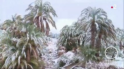 Maroc : de la neige dans le désert !