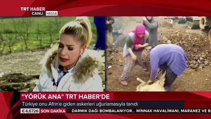 Afrin'e giden askerler için kurban kesen ''Yörük Teyze'' TRT Haber'de
