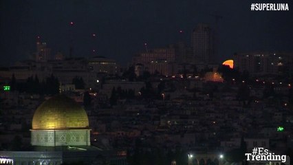 ¡Nunca es tarde para verla! Las espectaculares imágenes que nos deja la superluna