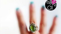 Wire wrapping Cabochon Ring Tutorial | Incastonare un cabochon in un anello wire