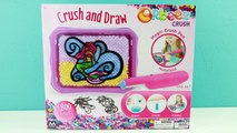 Orbeez Crush and Draw - I Color A Mermaid With Some Crushed Orbeez!