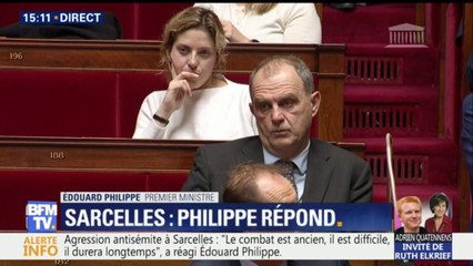 Agression à Sarcelles: "Il existe une nouvelle forme d'antisémitisme violente", dit Philippe