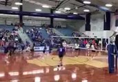 High School Volleyball Player Makes Incredible Save