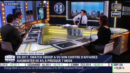 Le Rendez-vous du Luxe: Swatch Group a vu son chiffre d'affaires augmenter de près de 6% en 2017 - 31/01
