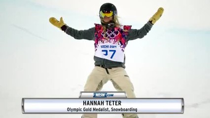 Super Bowl LII Radio Row: Hannah Teter Teams Up With Special Olympics