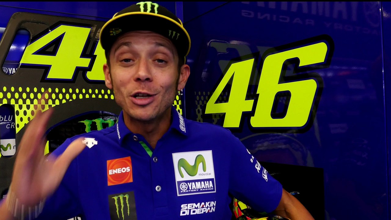 Valentino Rossi scende in pista a Sepang con AGV PISTA GP R 20 years Limited Edition