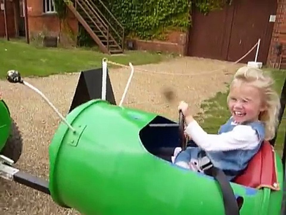 Barrel bug ride at Easton Farm Park