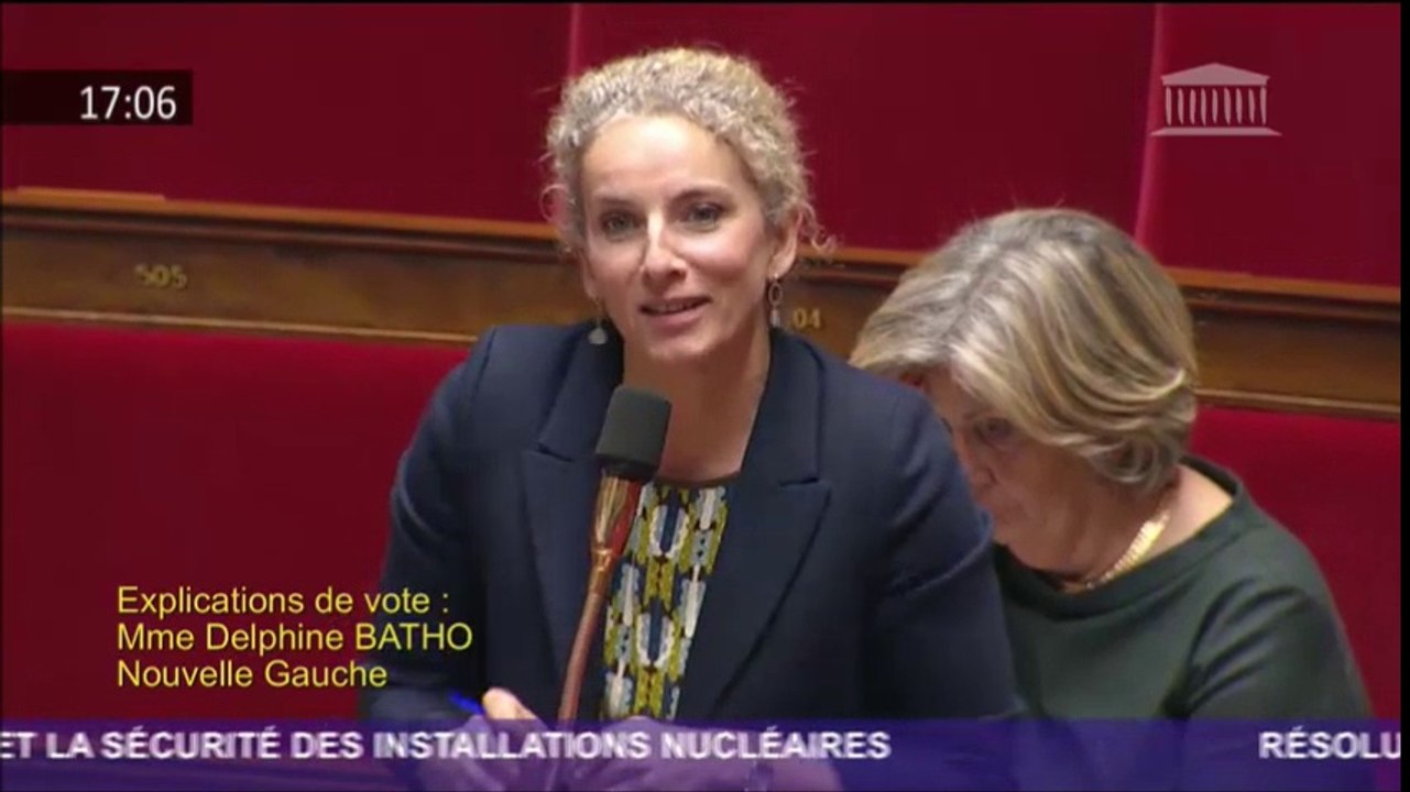Intervention de Delphine Batho sur la création de la commission d'enquête sur la sûreté et la sécurité nucléaire