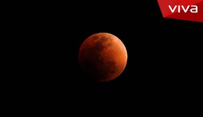 Fenomena Super Blue Blood Moon di Jakarta