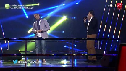 #MBCTheVoice - الموسم الثاني - حسام حسني وعدنان بريسم مشكلني حبك