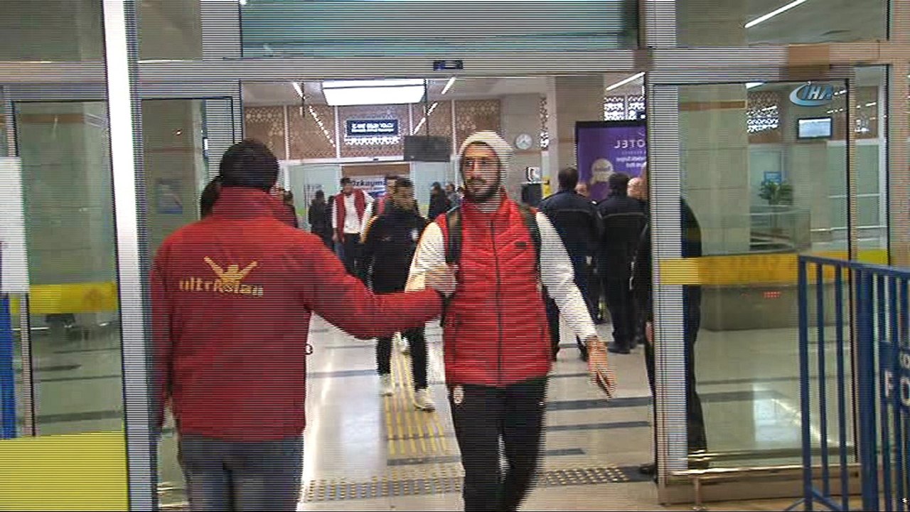 Galatasaray kafilesi Konya’ya geldi
