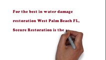 water damage restoration West Palm Beach