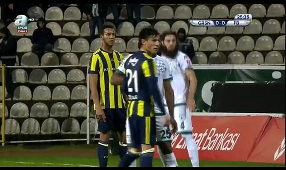 Goal  Topal M.(0:1) Giresunspor vs Fenerbahce