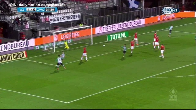 Wouter Marinus Goal HD - AZ Alkmaar 1 - 1 Zwolle - 31.01.2018 (Full Replay)