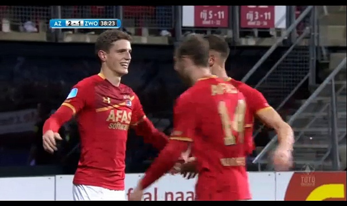 Goal Til G. (2:1) AZ Alkmaar vs PEC Zwolle