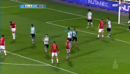 Guus Til Goal HD - AZ Alkmaar 2-1 Zwolle 31.01.2018