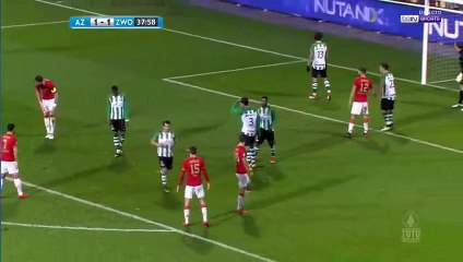 Guus Til Goal HD - AZ Alkmaar 2-1 Zwolle 31.01.2018