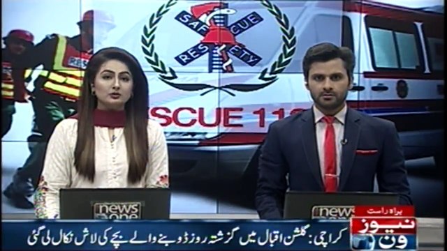 Karachi: Dead Body of child recovered who drowned in gulshan Iqbal yesterday