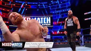 Sami Zayn attempts a sneak attack on Braun Strowman and pays the price on WWE Mixed Match Challenge