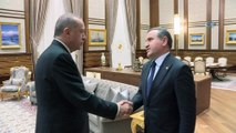 Cumhurbaşkanı Erdoğan kış olimpiyatlarına katılacak sporcuları kabul etti