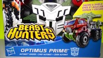 Beast Hunters and Transformers Robots in Diguise Optimus Prime Robot to Truck, Sideswipe