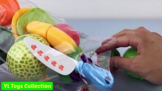 Fun Learning Names of Fruits Velcro Cutting for Childen by YL Toys Collection