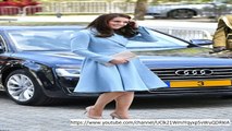 Blue to get a boy? Kate stuns in mat magnitude blue-green get dressed- and William wears blue-gre...