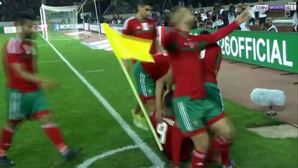 هدف أيوب الكعبي الثاني في مرمى ليبيا