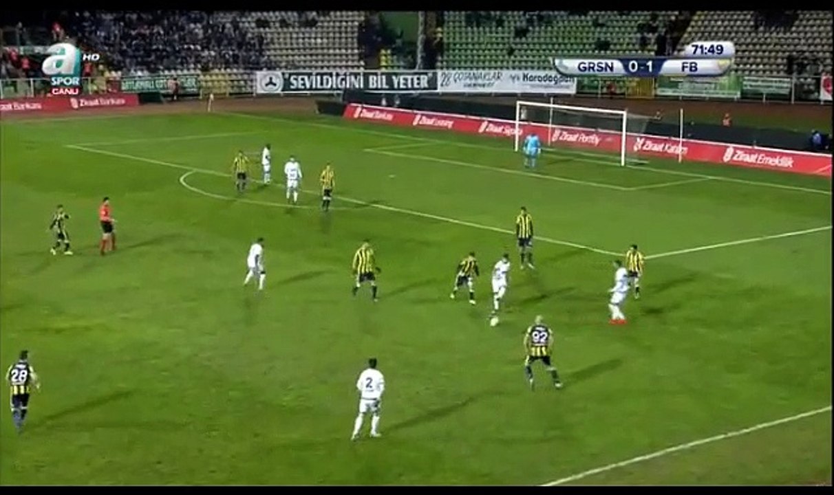 Goal   Carioca J.(1:1) Giresunspor vs Fenerbahce