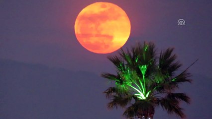 ’Süper Kanlı Mavi Ay’ tutulması - ÇANAKKALE