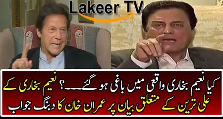 Imran Khan Responses Over Naeem Bukhari's Statement